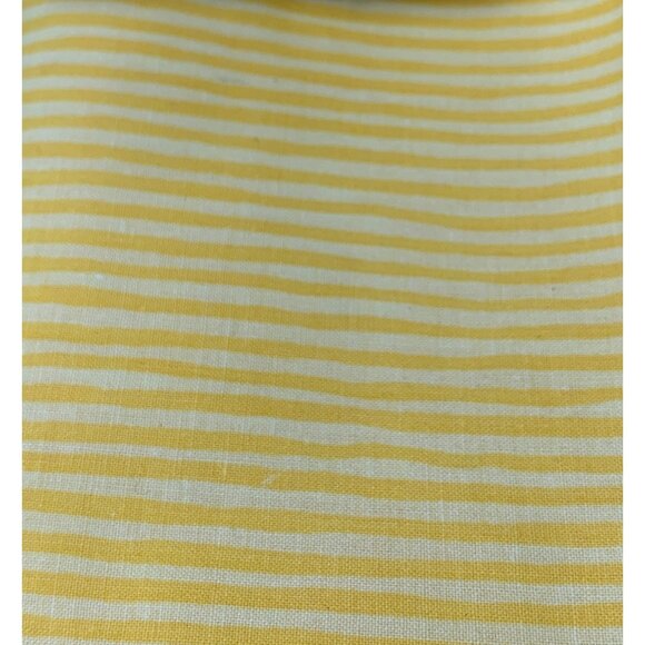 Yellow & Yellow Striped Cotton Fabric 1/2 yards Crafts Sewing Projects - Picture 3 of 4